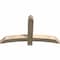 Ekena Millwork Bellingham Rough Sawn Timber Gable Bracket, Douglas Fir, 48"W x 28"H x 4"D x 4"F, 14/12 Pitch GBW048X28X0404BEL00RDF - alternate 5